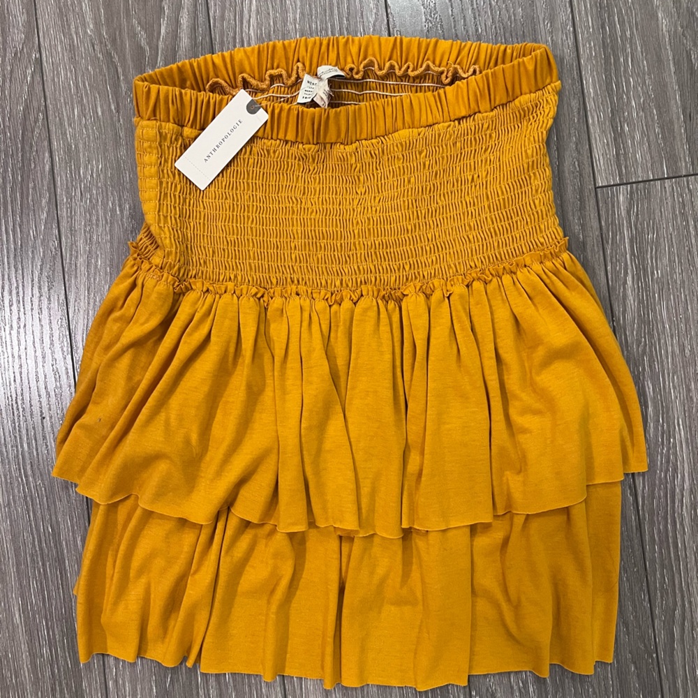 New with tags! Anthropologie yellow tube top